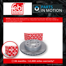 2x Brake Discs Pair Vented