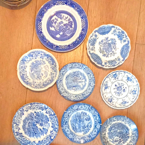 Mixed blue white - mixed,