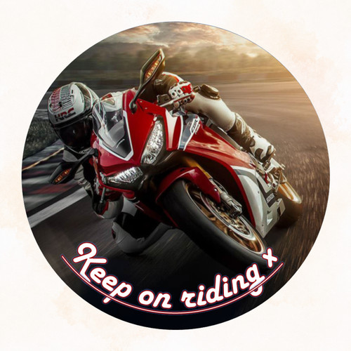 Superbike cake topper - superbike,