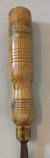 Chisel / gouge -WOODCOCK  - Vintage wood handle hand tool -  10.5" Long -