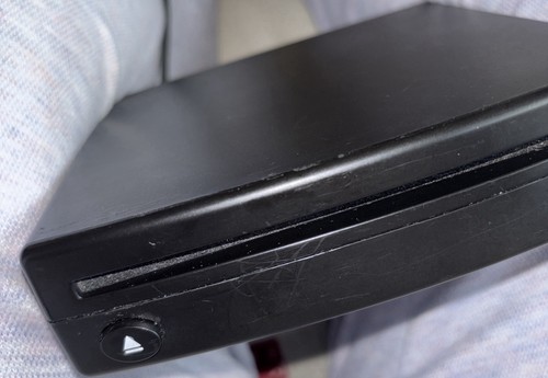 Black portable player with - black,