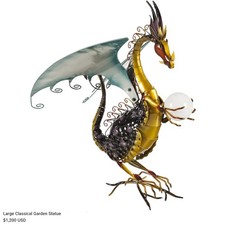 Colorful dragon garden - colorful,