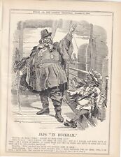 1904 Punch Cartoon Japs in Buckram