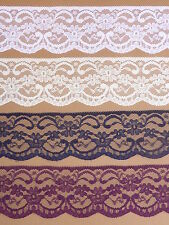 Quality Delicate Nottingham Lace Trim 2.25"/5.5cm CHOOSE COLOUR AND LENGTH