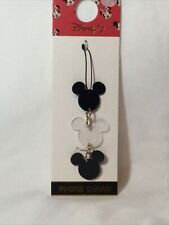 DISNEY MICKEY MOUSE PHONE CHARM BAG BACKPACK KEYRING CHARM ZIP PULL PRIMARK
