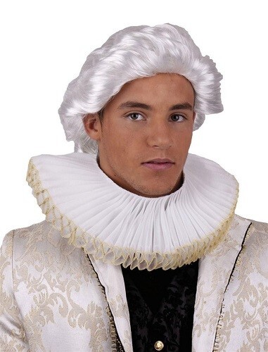 Tudor neck ruff white - neck, gold