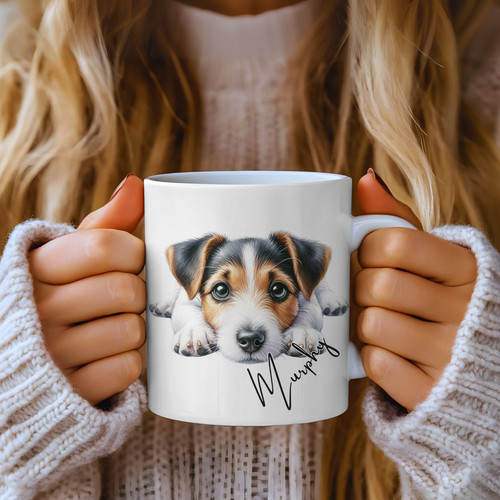 Jack russell dog mug - jack,