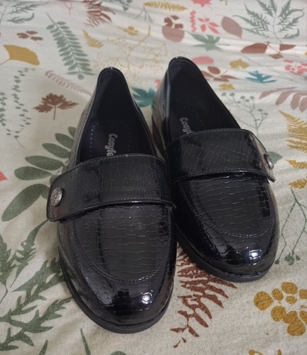 Cosyfeet carmen black patent - carmen,
