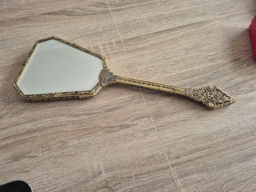 Vintage petit point vanity - point,