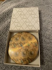 Vintage Stratton Compact  Bird of Paradise boxed RARE