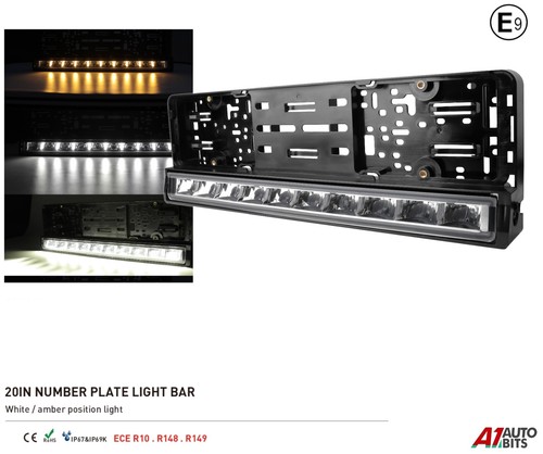 Led number plate light - 20",
