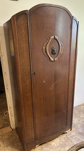 1960s wardrobe armoire - wardrobe, or