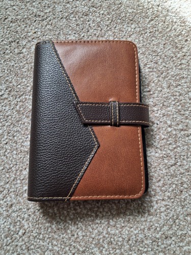 Faux leather executive planner - faux,