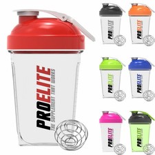 Shaker Bottle 500ml Protein Blender BCAA Mixer Water Bottle Cup with Ball Whisk