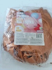 Giant Gold Balloons. Pkt Of 8