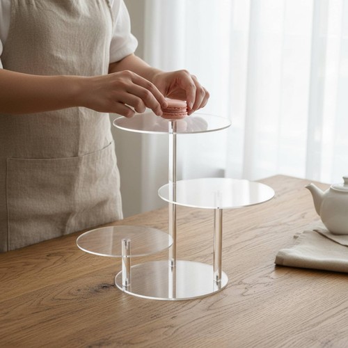 Tier acrylic cake stand easy - 3-tier,