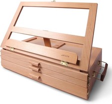 Wooden Table Top Easel Box