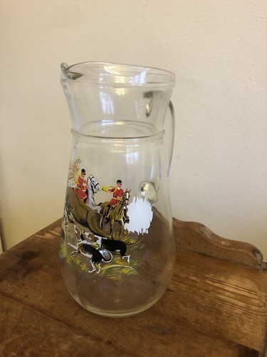 Vintage french hunting scene - french,