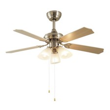 Ceiling fan light - light, oak