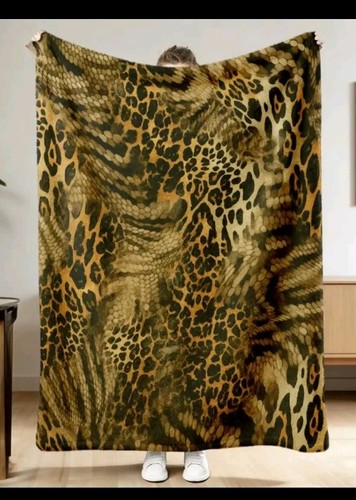 Novelty leopard animal - leopard, printed