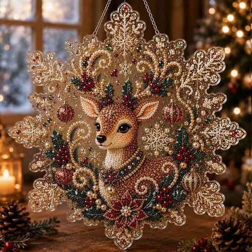 Christmas pearl diamond art - christmas,
