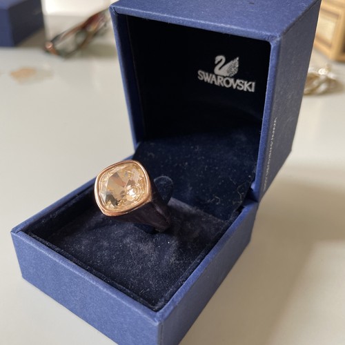 Aurora ring with crystal - ring,