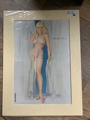 Original framed vargas playboy - original,