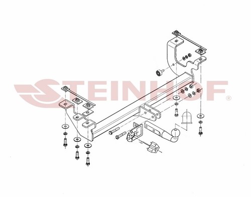 Tow bar for suzuki jimny - for,