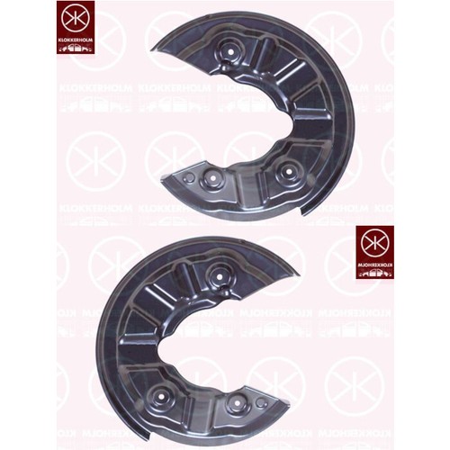 Brake backing plate - plate, dust