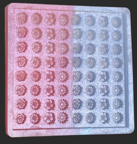 Flower scoopies silicone mould - flower,