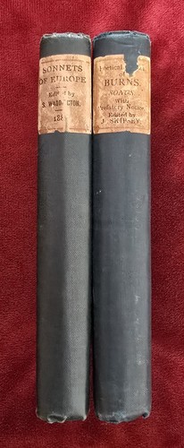Antique books poetical works - antique, books: