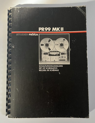 Original studer revox pr99 - original, mk