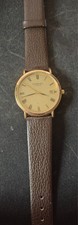 RAYMOND WEIL GENEVE WATCH - 18k gold plated, quartz wristwatch, collectors item