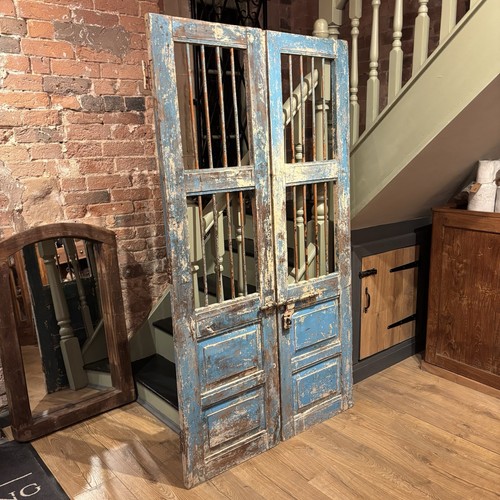 Pair vintage wooden - vintage, door