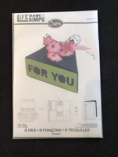 Box triangle sizzix thinlits - box,