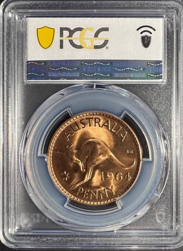 Ms66rd 1964m penny equal - equal, top
