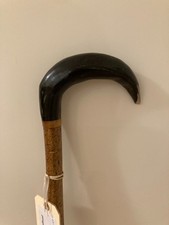 Antique black rams horn handle