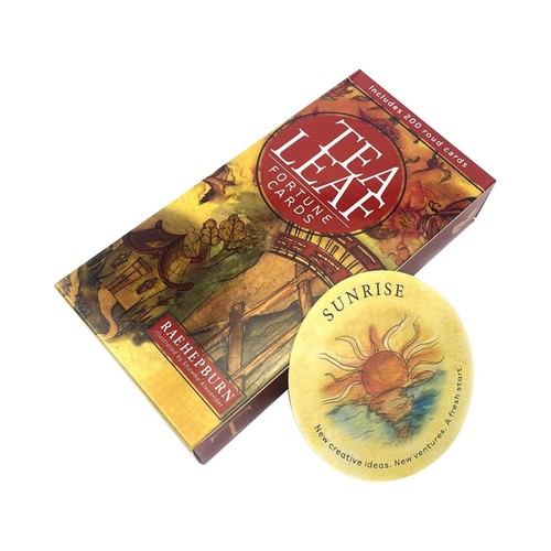 Tea leaf fortune card tarot - card,