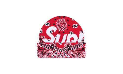 Supreme big logo - logo, beanie