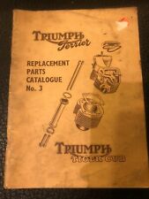TRIUMPH T15 TERRIER & T20 TIGER CUB OEM ILLUSTRATED SPARE PARTS MANUAL #3 1956