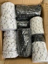 500pc Woven Size Label Black