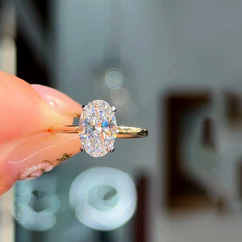 Gold ring 14k - 14k, igi