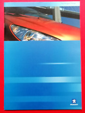 2000 PEUGEOT RANGE Sales Brochure inc 106 Quicksilver 206 306 406 607 Vans MINT