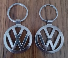  2 Metal Vw Keyrings