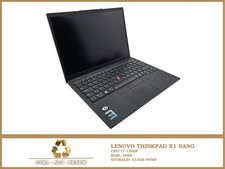 Lenovo ThinkPad X1 Nano Gen 2 13" i7-1260P / 16GB / 512GB NVMe / Windows 11