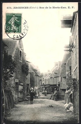 Old postcard argences - postcard, /