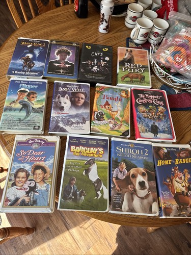 Mixed lot vhs - lot, 12