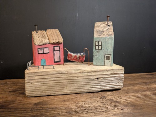 Driftwood village scene bam - driftwood,