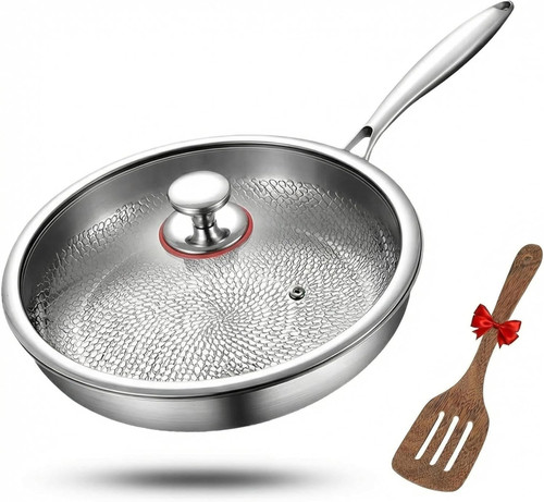 Titanium frying pan - titanium,
