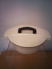 Le Creuset White Casserole